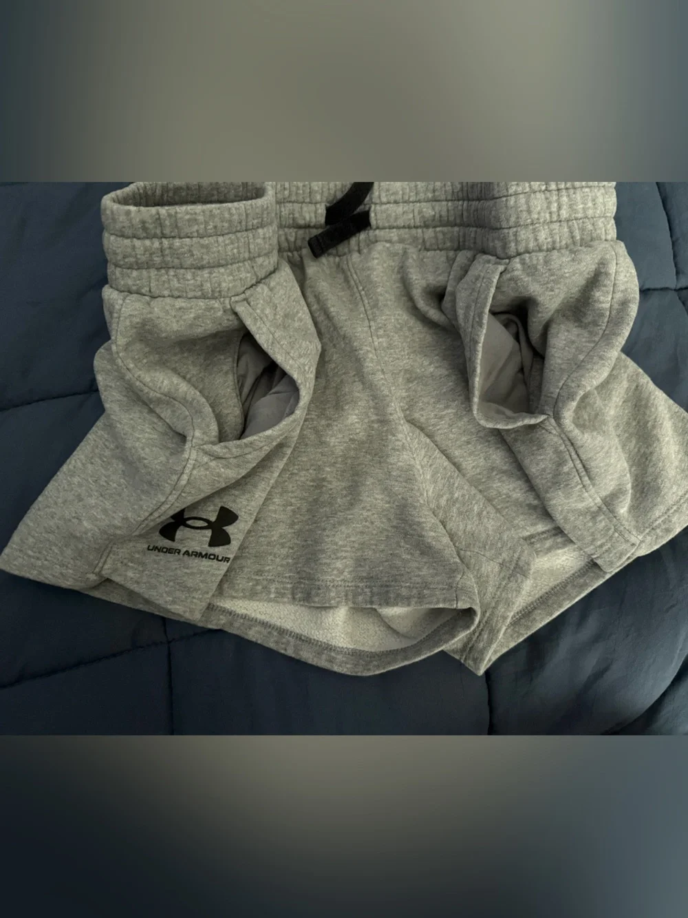 Under Armour Heather Grey Women's Athletic Shorts